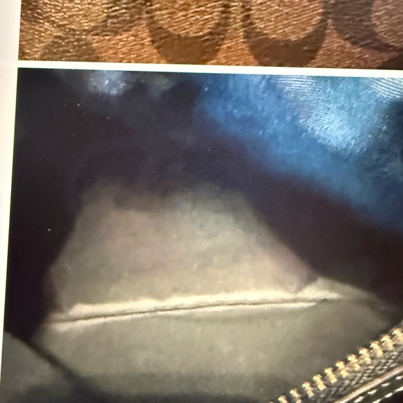 Coach Brown and Teal Satchel - Picture 12 of 17